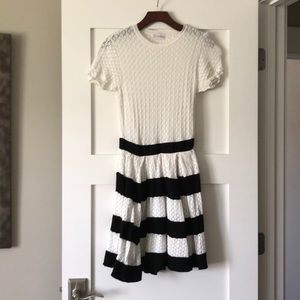 ⭐SOLD Red Valentino crochet A-line dress